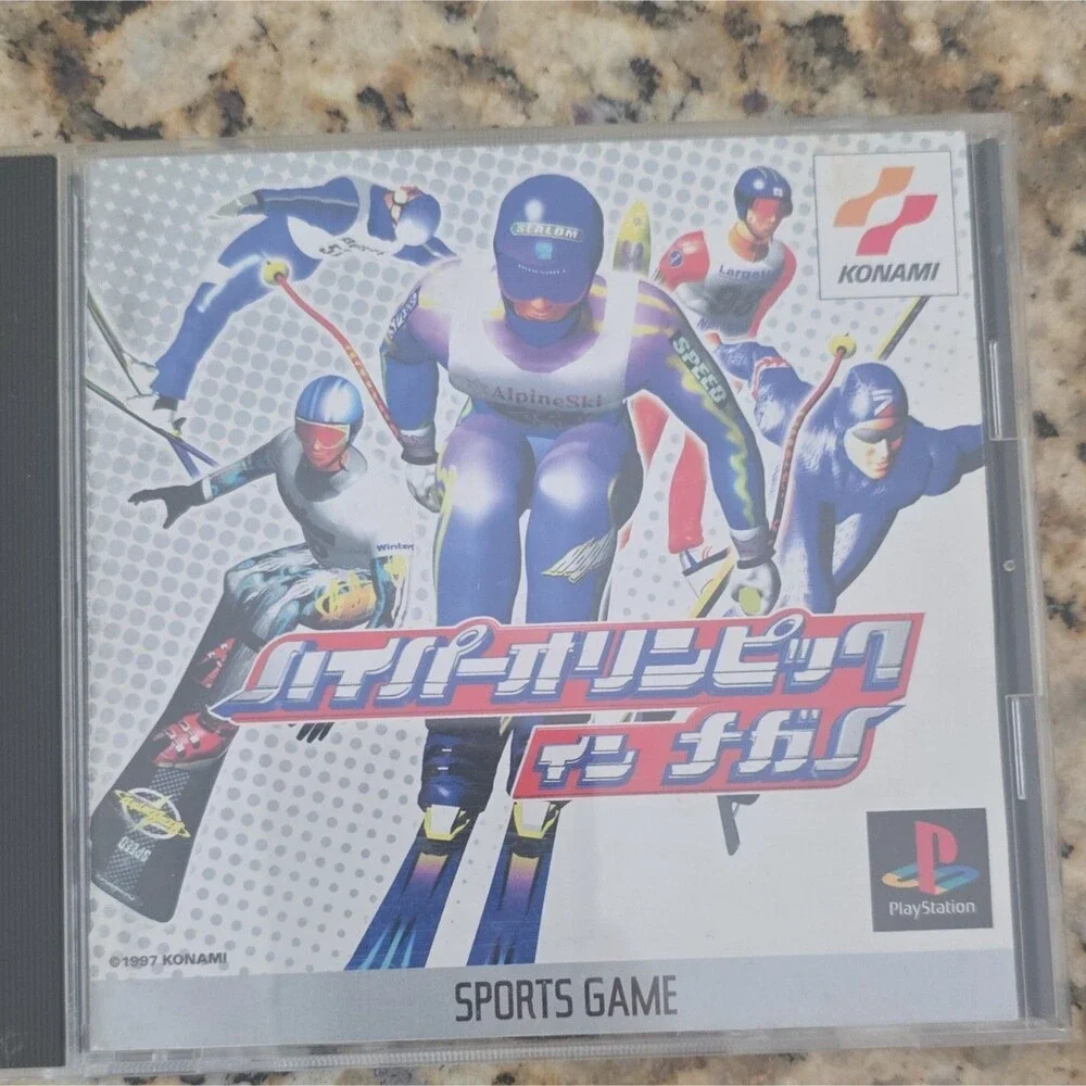 Konami Hyper Olympic in Nagano PlayStation 1 NTSC-J Manual Included